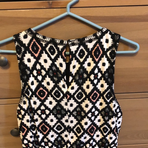 Loft multicolor knee length sleeveless dress - Picture 3 of 4
